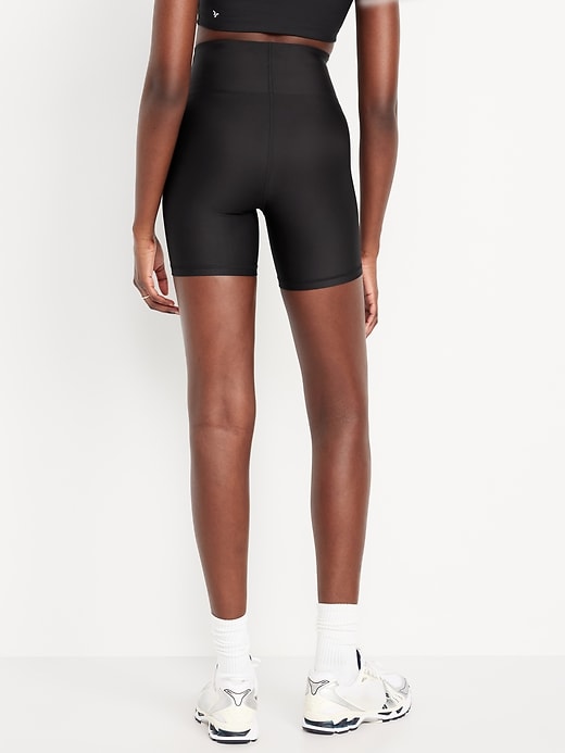 Image number 2 showing, Extra High-Waisted PowerSoft Sculpt Biker Shorts -- 6-inch inseam
