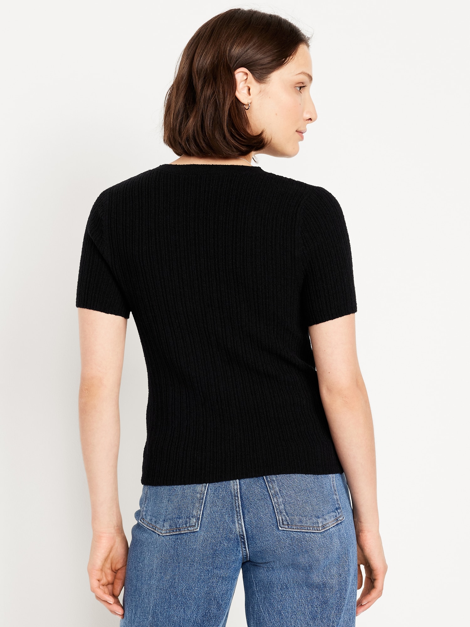 Textured Bouclé T-Shirt