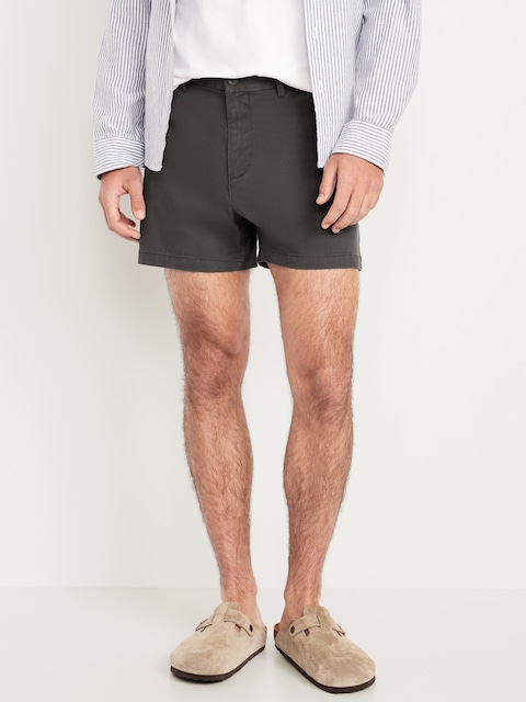 Slim Built-In Flex Rotation Chino Shorts -- 5-inch inseam - Panther