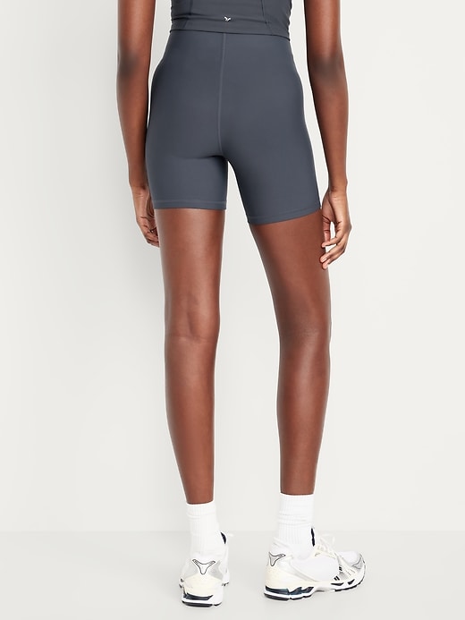 Image number 2 showing, Extra High-Waisted PowerSoft Sculpt Biker Shorts -- 6-inch inseam