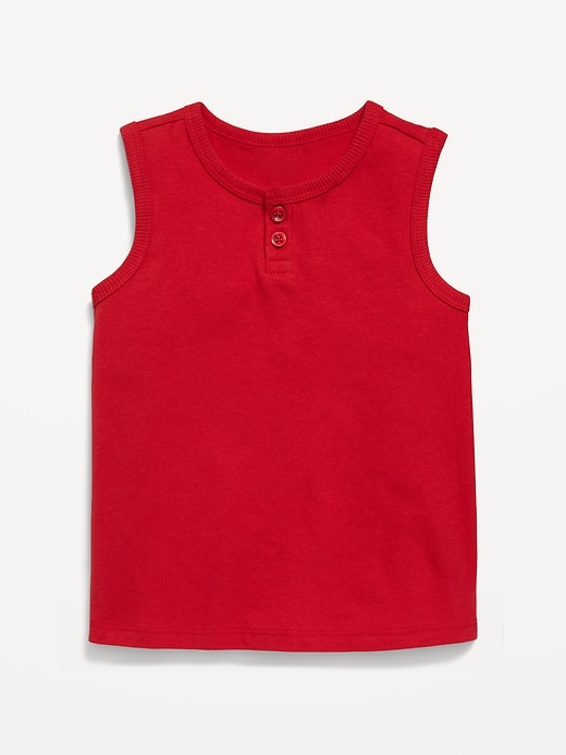 Image number 1 showing, Henley Tank Top for Toddler Boys