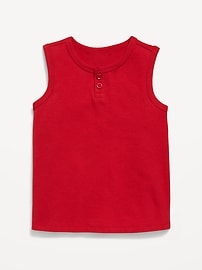 Image number 1 showing, Henley Tank Top for Toddler Boys