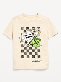 Image number 1 showing, Minecraft™ Gender-Neutral Graphic T-Shirt for Kids