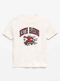 Image number 1 showing, Keith Haring™ Gender-Neutral Graphic T-Shirt for Kids