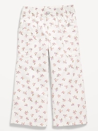 Image number 3 showing, Printed Pull-On Baggy Wide-Leg Cargo Twill for Toddler Girls