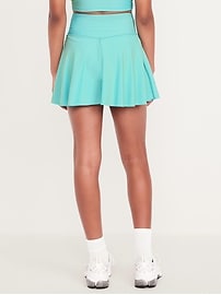 Image number 2 showing, High-Waisted PowerSoft Ribbed Skort for Girls