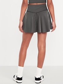 Image number 2 showing, High-Waisted PowerSoft Ribbed Skort for Girls