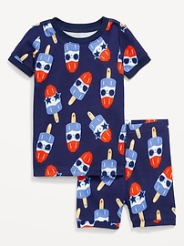 Image number 1 showing, Printed Snug-Fit Pajama Set for Toddler & Baby