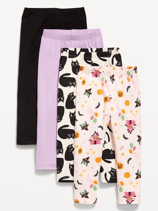 Image number 1 showing, Leggings 4-Pack for Toddler Girls