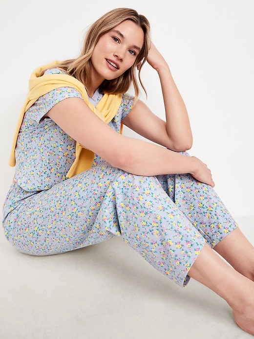 Image number 3 showing, High-Waisted Slouchy Lounge Pants