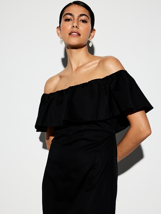Image number 5 showing, The Occasion by Old Navy Ruffle Midi Dress