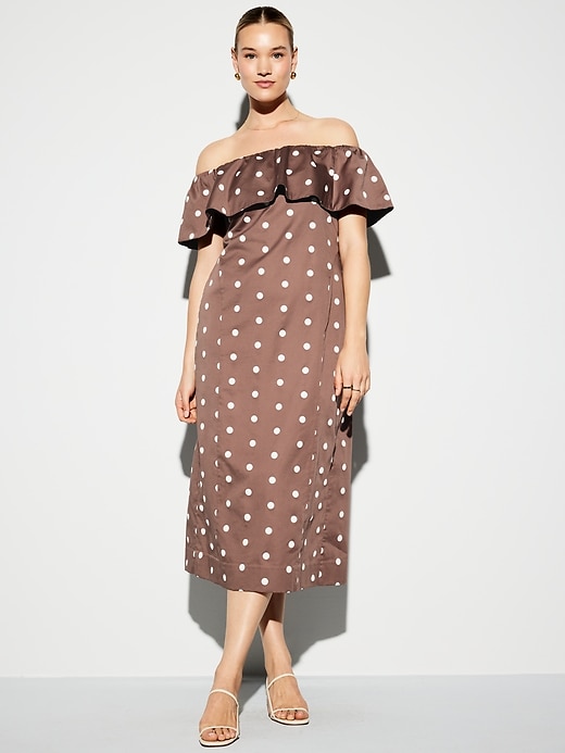 Image number 7 showing, The Occasion by Old Navy Ruffle Midi Dress