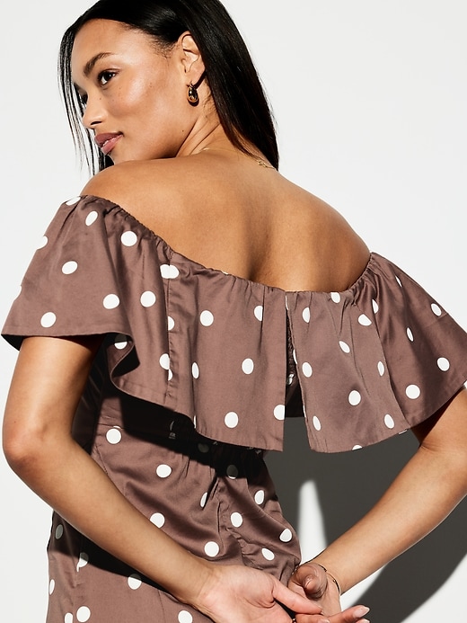 Image number 5 showing, The Occasion by Old Navy Ruffle Midi Dress