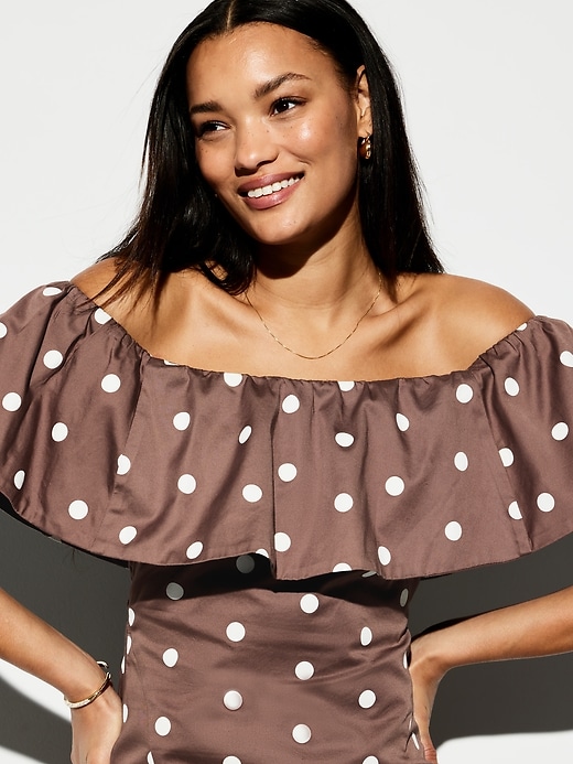 Image number 6 showing, The Occasion by Old Navy Ruffle Midi Dress