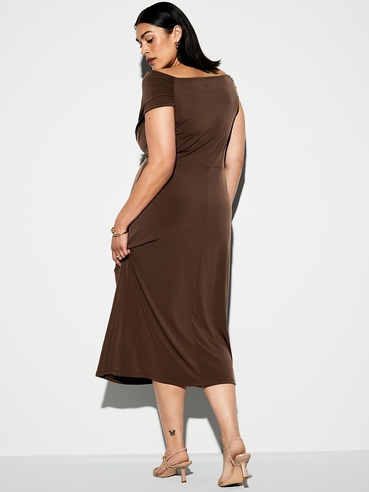 Image number 10 showing, The Occasion by Old Navy One-Shoulder Midi Dress