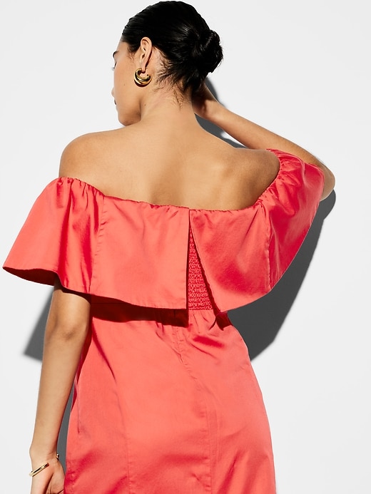 Image number 6 showing, The Occasion by Old Navy Ruffle Midi Dress