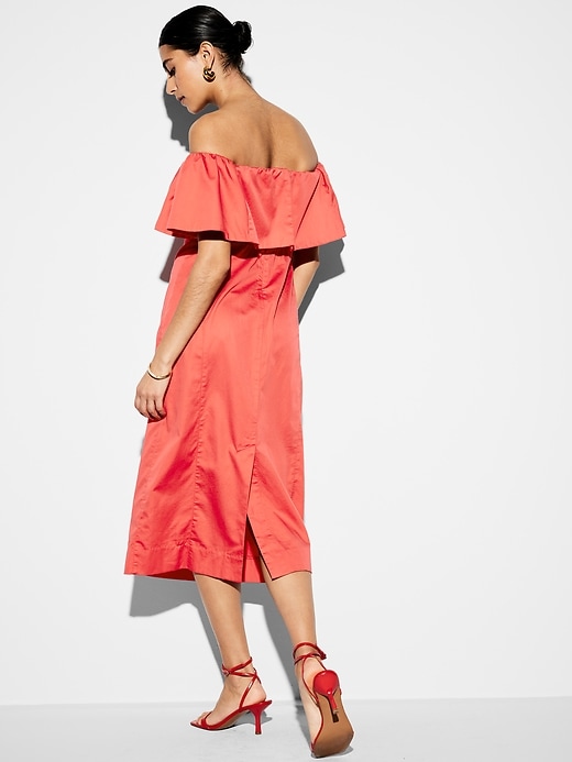 Image number 2 showing, The Occasion by Old Navy Ruffle Midi Dress