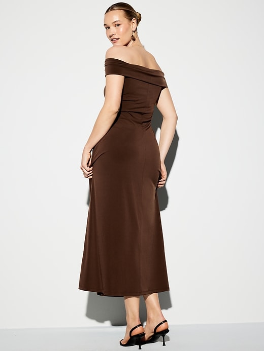 Image number 8 showing, The Occasion by Old Navy Off-Shoulder Maxi Dress