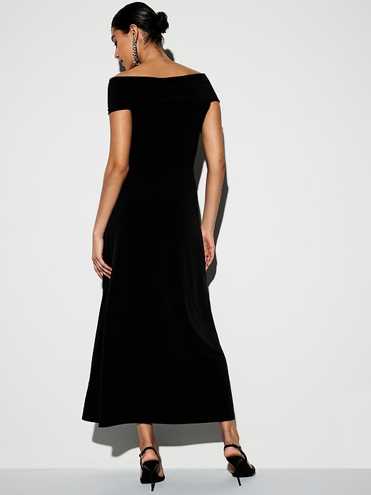 Image number 2 showing, The Occasion by Old Navy Off-Shoulder Maxi Dress