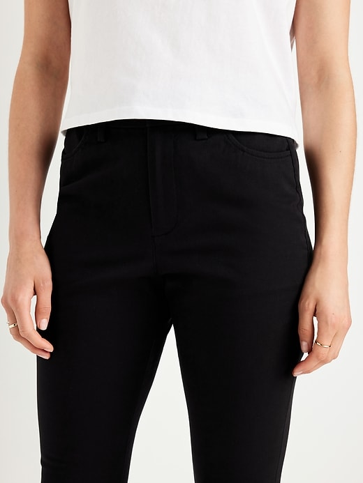 Image number 4 showing, High-Waisted Uniform Skinny Pants