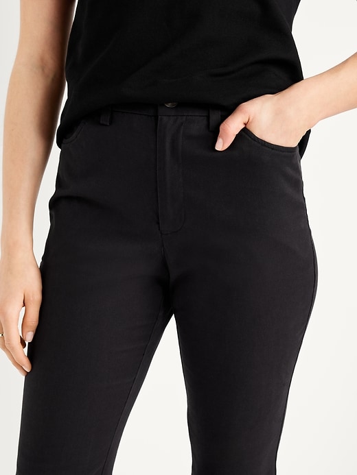 Image number 4 showing, High-Waisted Uniform Boot-Cut Pants