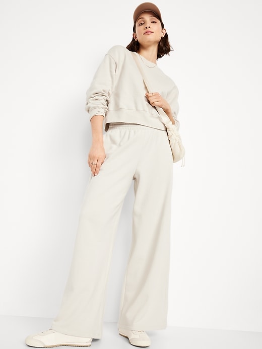 Image number 3 showing, Mid-Rise SoComfy Super Wide-Leg Sweatpants