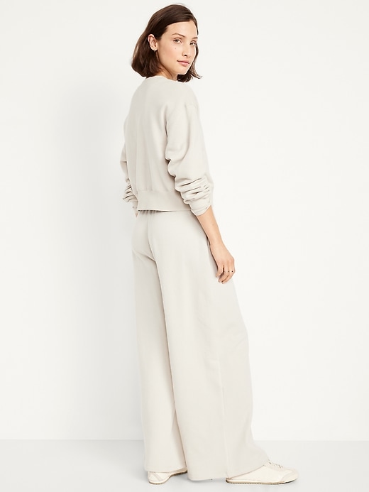 Image number 2 showing, Mid-Rise SoComfy Super Wide-Leg Sweatpants