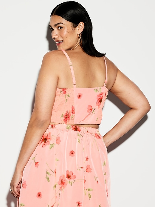 Image number 11 showing, The Occasion by Old Navy Taffeta Cropped Tank Top