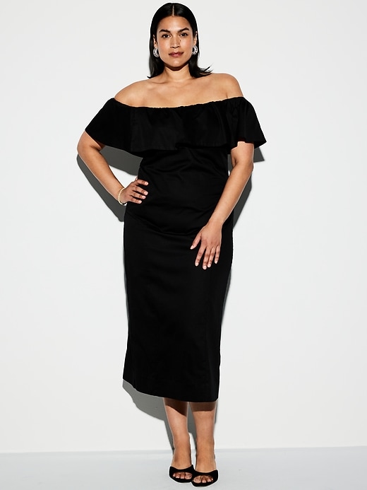 Image number 8 showing, The Occasion by Old Navy Ruffle Midi Dress