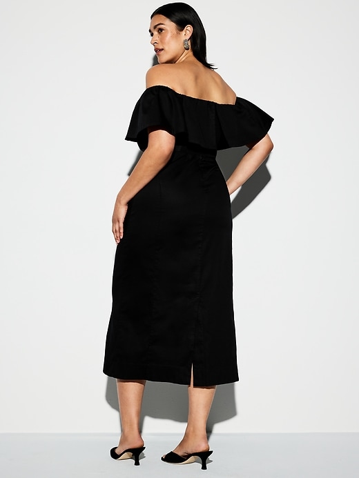 Image number 9 showing, The Occasion by Old Navy Ruffle Midi Dress
