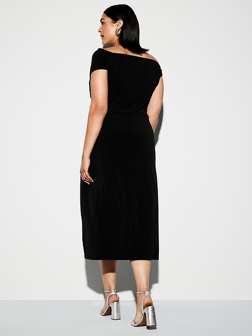 Image number 10 showing, The Occasion by Old Navy One-Shoulder Midi Dress