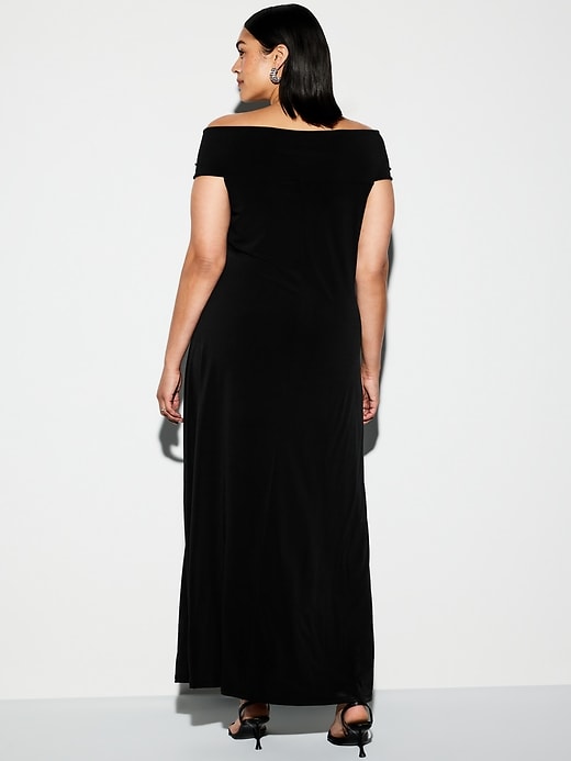 Image number 10 showing, The Occasion by Old Navy Off-Shoulder Maxi Dress