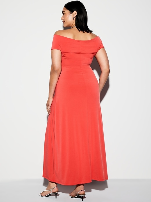 Image number 10 showing, The Occasion by Old Navy Off-Shoulder Maxi Dress