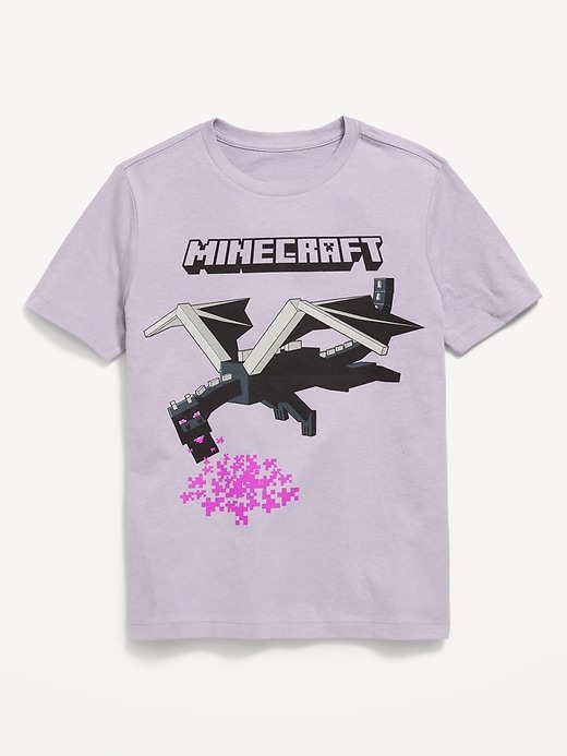 Image number 1 showing, Minecraft™ Gender-Neutral Graphic T-Shirt for Kids