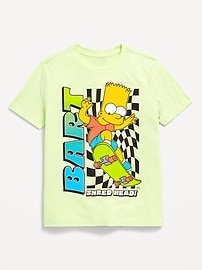 Image number 1 showing, The Simpsons™ Bart Gender-Neutral Graphic T-Shirt for Kids