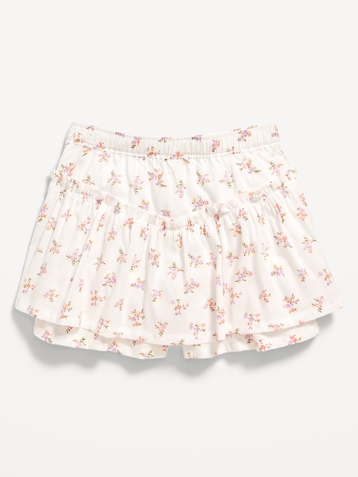 Image number 1 showing, Printed High-Waisted Skort for Toddler Girls