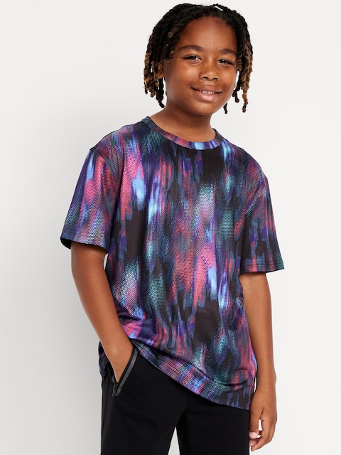 Printed CloudMotion Performance T-Shirt for Boys