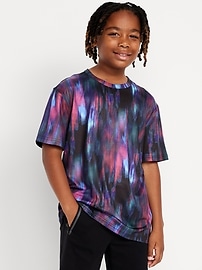Image number 1 showing, Printed CloudMotion Performance T-Shirt for Boys