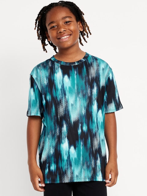 Printed CloudMotion Performance T-Shirt for Boys