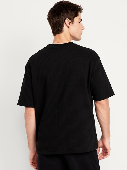 Image number 2 showing, Heavyweight Crew-Neck Waffle T-Shirt