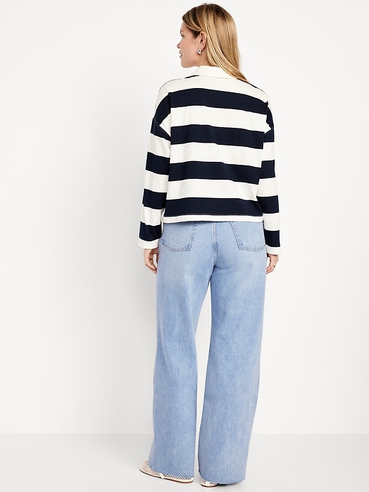 Image number 7 showing, Extra High-Waisted Wide-Leg Jeans