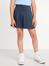 Image number 1 showing, School Uniform Ponte-Knit Pleated Skort for Girls