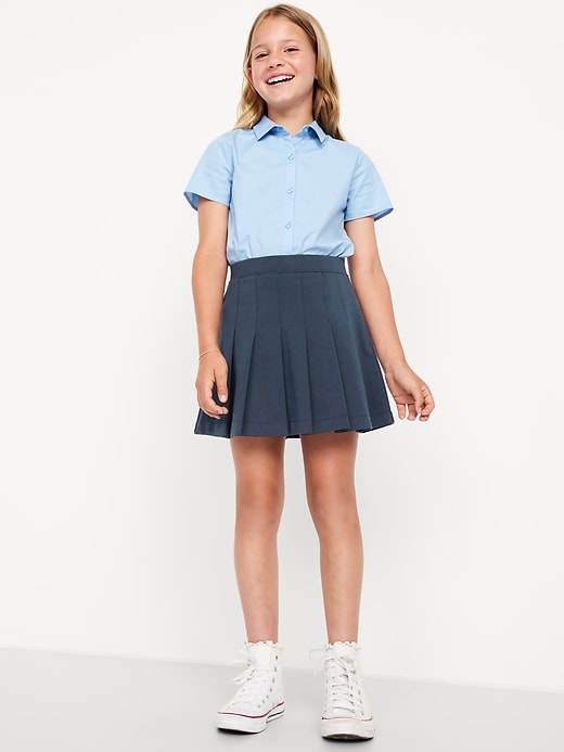 Image number 3 showing, School Uniform Ponte-Knit Pleated Skort for Girls