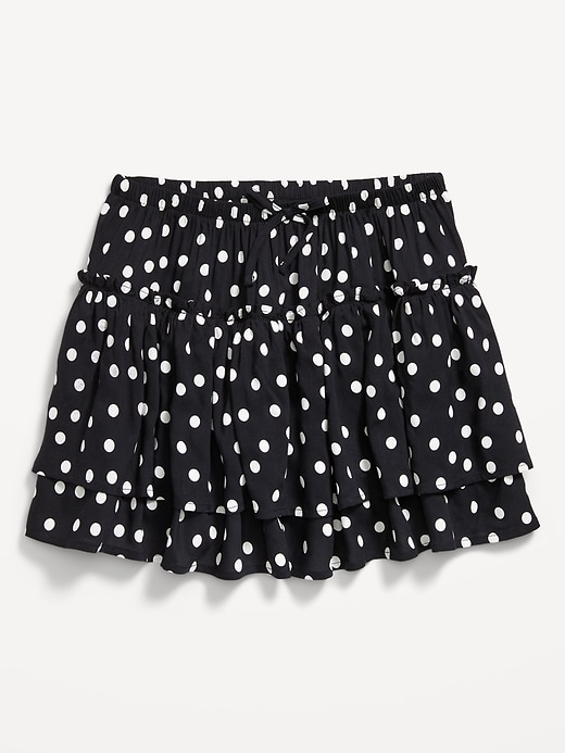 Image number 1 showing, Printed Tiered Ruffled Skirt for Girls