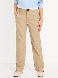 Image number 1 showing, School Uniform Straight Leg Pants for Girls