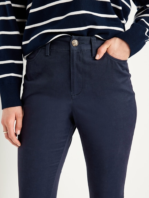 Image number 4 showing, High-Waisted Uniform Skinny Pants