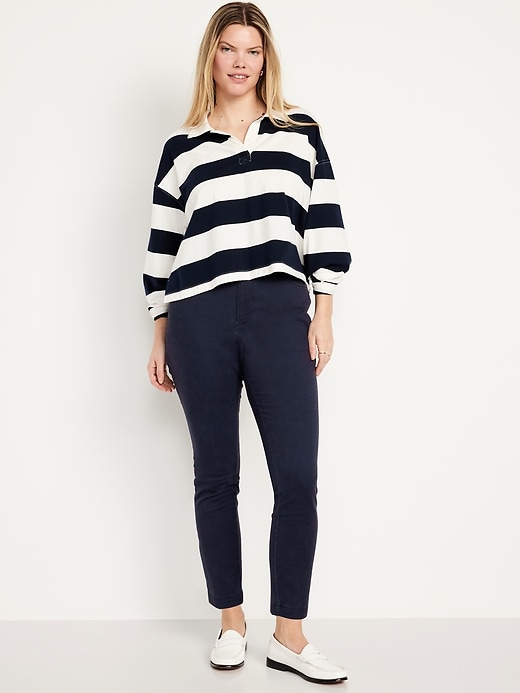 Image number 6 showing, High-Waisted Uniform Skinny Pants
