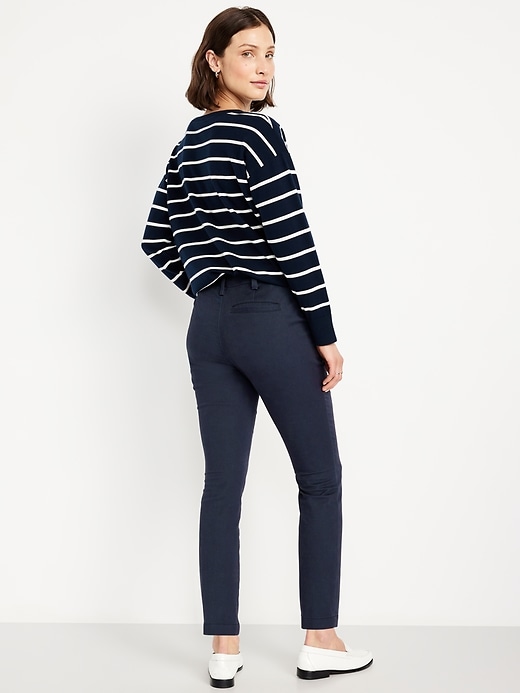 Image number 3 showing, High-Waisted Uniform Skinny Pants