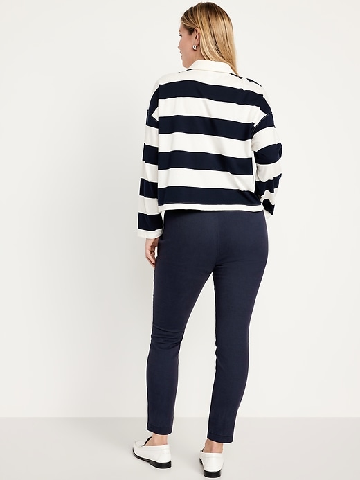 Image number 7 showing, High-Waisted Uniform Skinny Pants