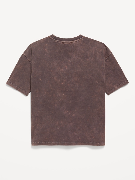 Image number 2 showing, Oversized Minecraft™ Gender-Neutral Graphic T-Shirt for Kids